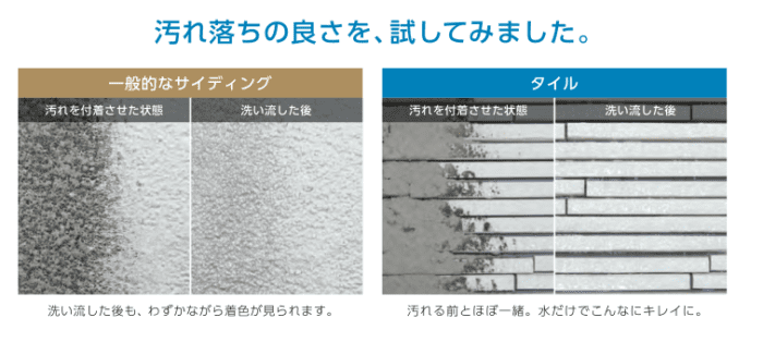タイルの汚れ
