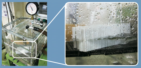 タイルの吸水性試験