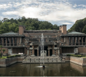 歴史的建造物にもタイル３